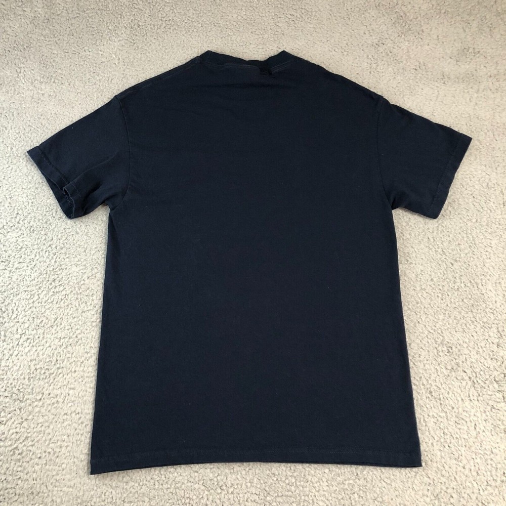 Tennessee River Shirt Mens Medium Navy Blue Graphic Tee‎ Bikercore American Flag - Picture 4 of 6